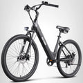 Gotrax Dolphin 26 Electric Bike Max Range 30 Miles vs 20Mph Power by Peak 500W