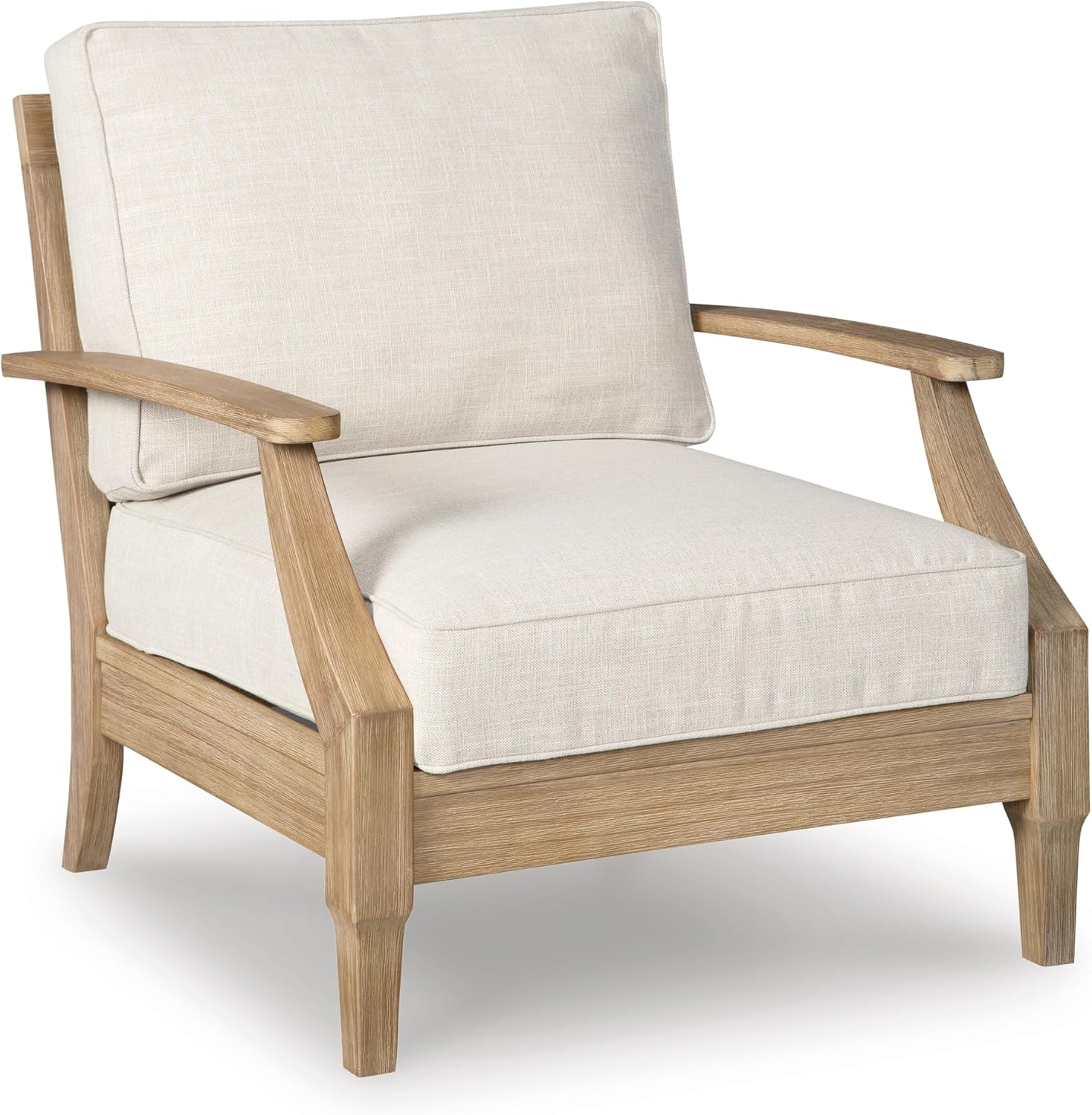 Coastal view outdoor terrace eucalyptus sofa