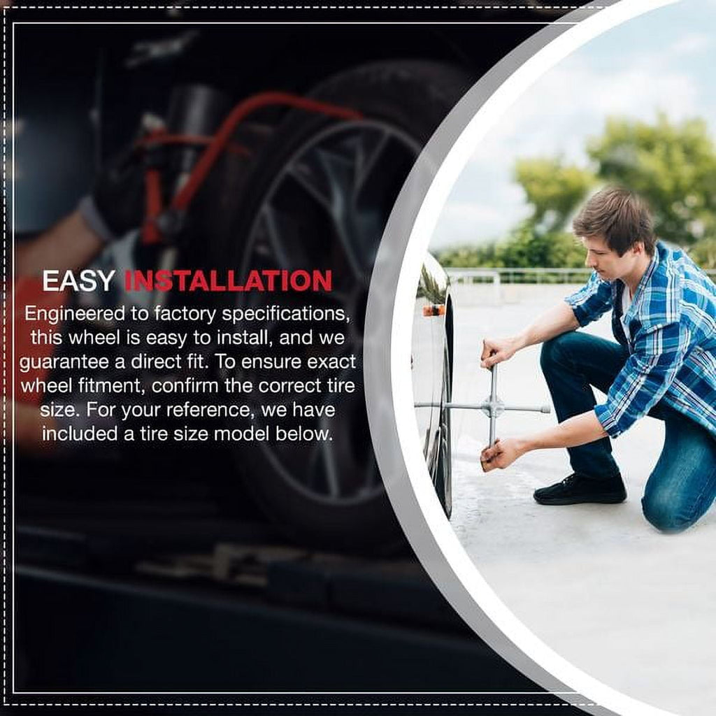 New 16x6.5 inch Wheel for Toyota Corolla (14-19) 16in Aluminum Rim