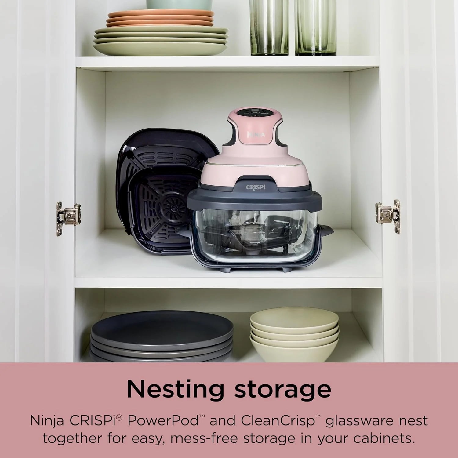 Ninja Crispi 4-in-1 Portable Glass Air Fryer Cooking System
