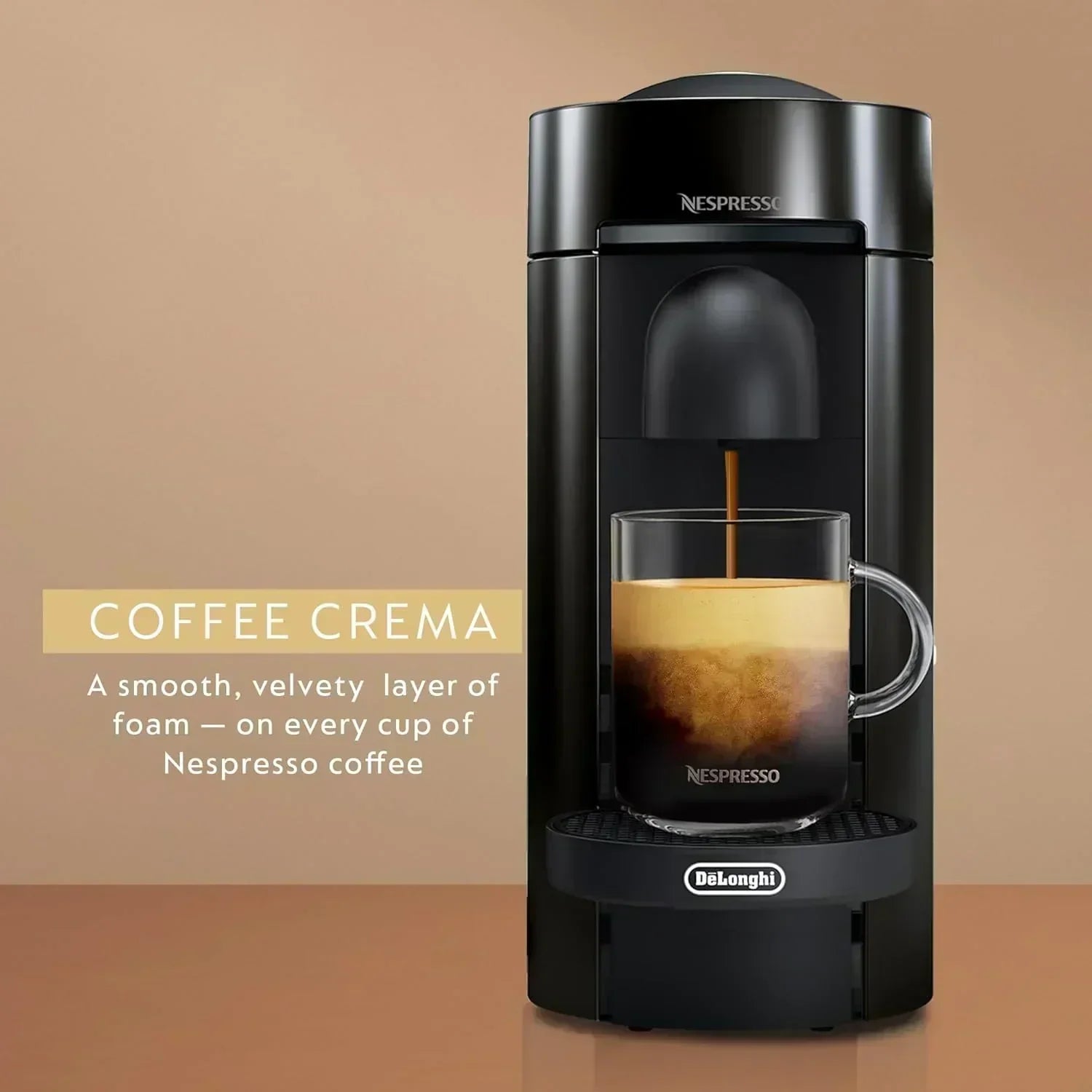 Nespresso Vertuo Plus Coffee and Espresso Maker by De'Longhi