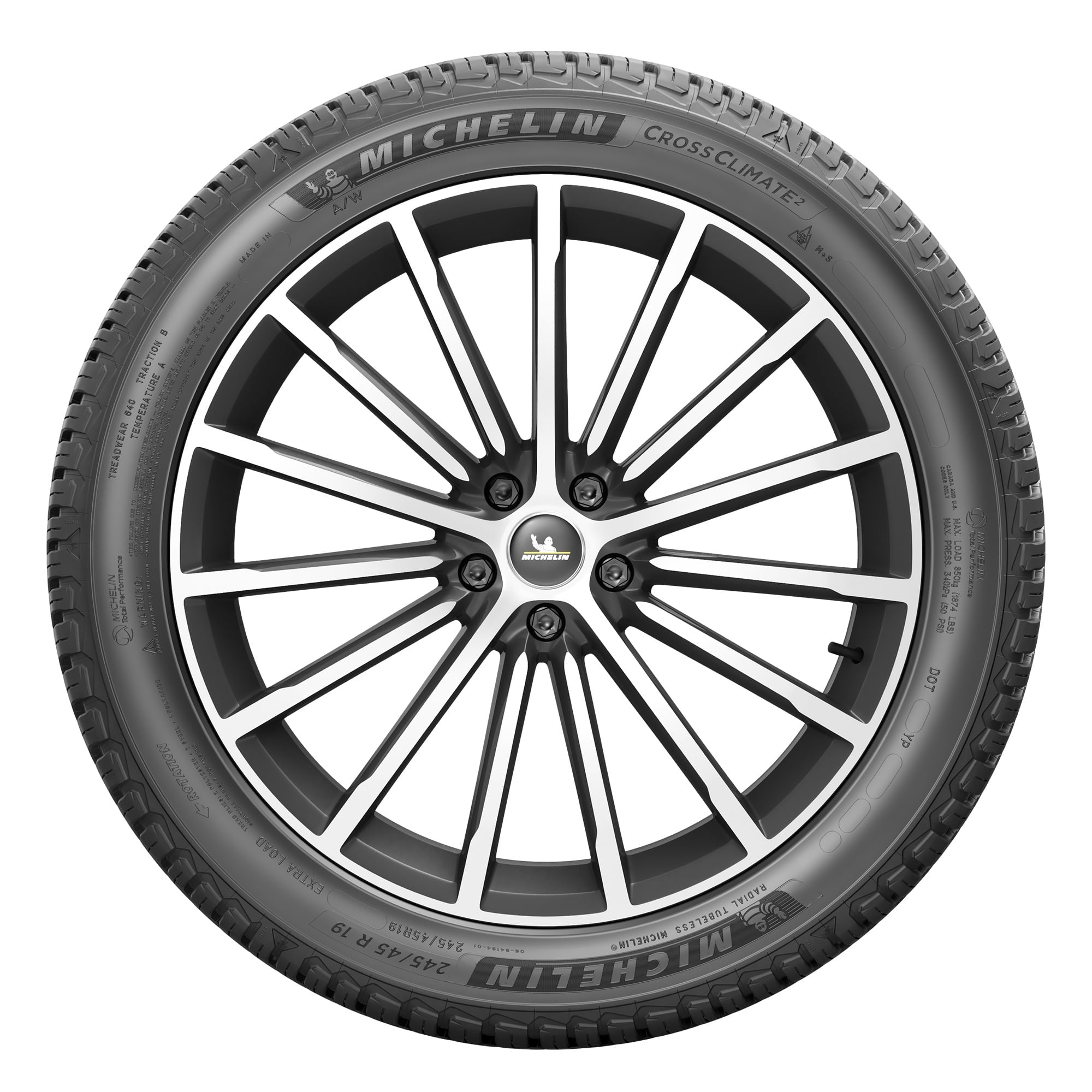 Michelin CrossClimate2 All-Season 225/60R17 99H Tire