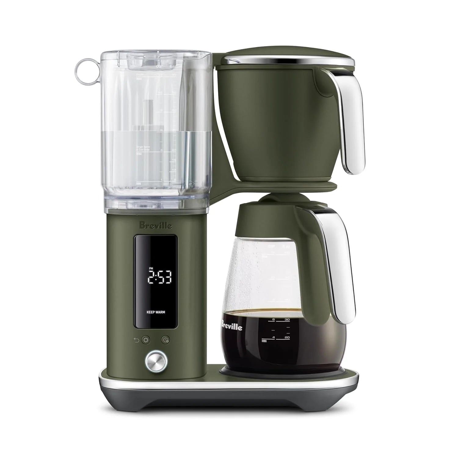 Breville Luxe Drip Coffee Machine, Brushed Stainless Steel, Thermal Carafe, BDC465BSS
