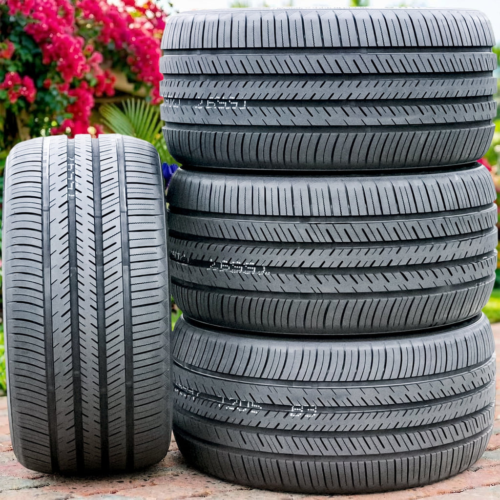 Set of 4 (FOUR) Atlas Force UHP A/S 225/45R19 96Y XL High Performance All Season Tires Fits: 2014-17 Mazda 6 Grand Touring, 2011-13 INFINITI G37 IPL