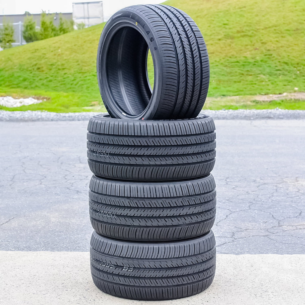 Set of 4 (FOUR) Atlas Force UHP A/S 225/45R19 96Y XL High Performance All Season Tires Fits: 2014-17 Mazda 6 Grand Touring, 2011-13 INFINITI G37 IPL