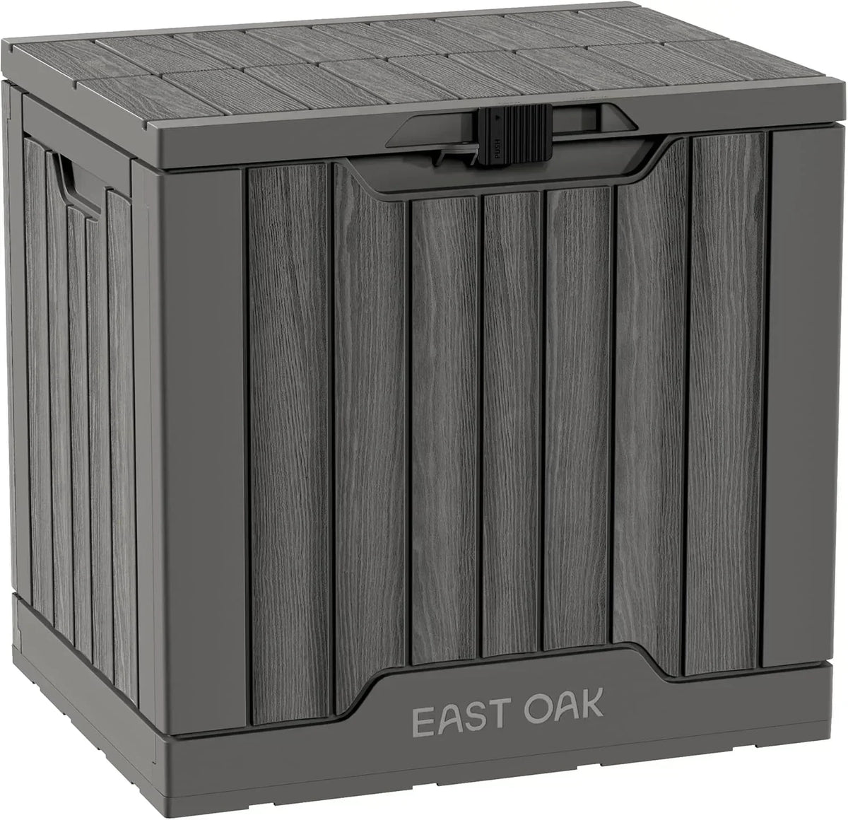 EAST OAK Outdoor Storage Box 60 Gallon Deck Box Indoor and Outdoor Use Waterproof Resin Storage